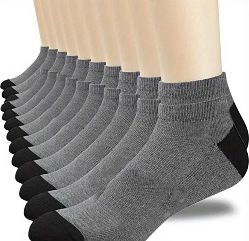 10/5/3pairs Breathable Con Sports Stockings Men Bamboo Fiber Autumn and Winter Men Socks Sweat Absorption Deodorant Business Sox